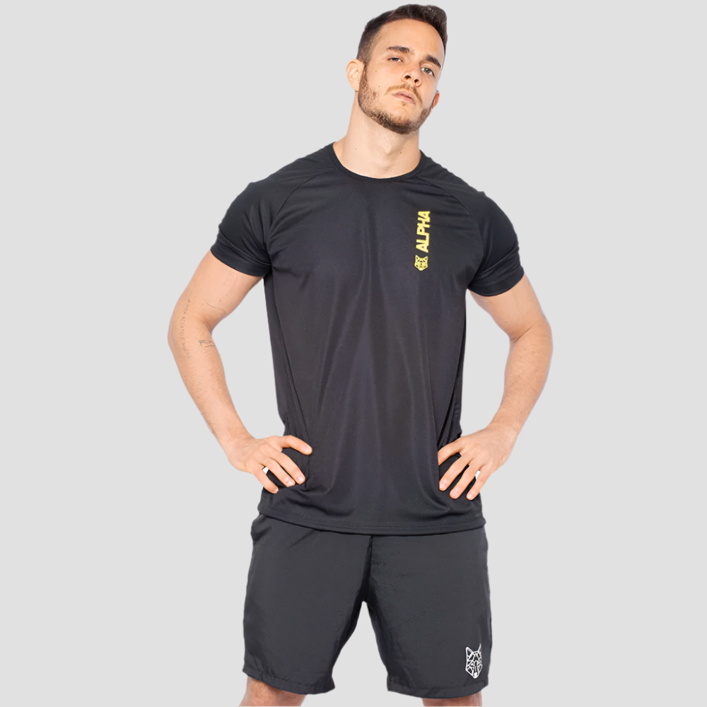 Camiseta Dry Fit Line Preto