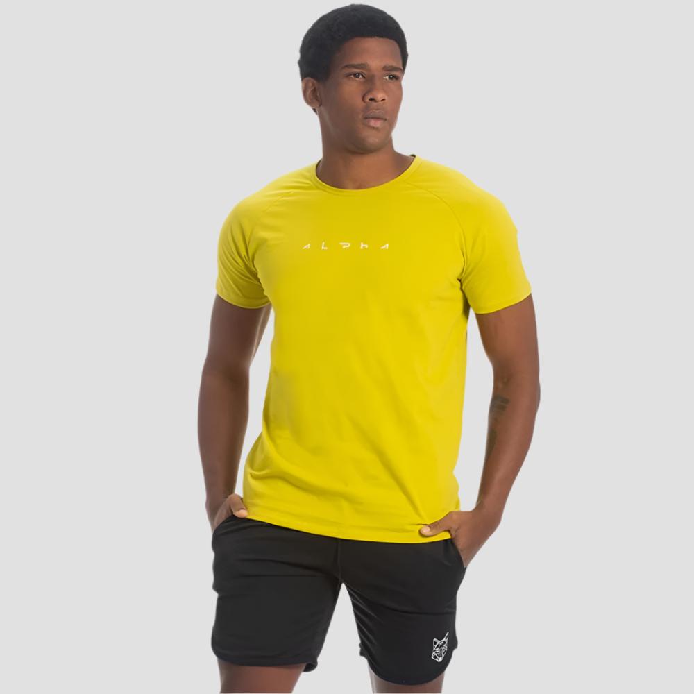 Camiseta Algodão Horizon Amarelo