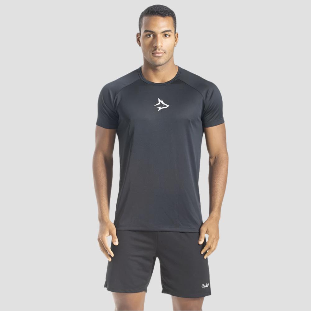 Camiseta Dry Fit Middle Lupus Preto