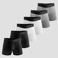 Kit 6 Cuecas Boxer Cotton - Alpha