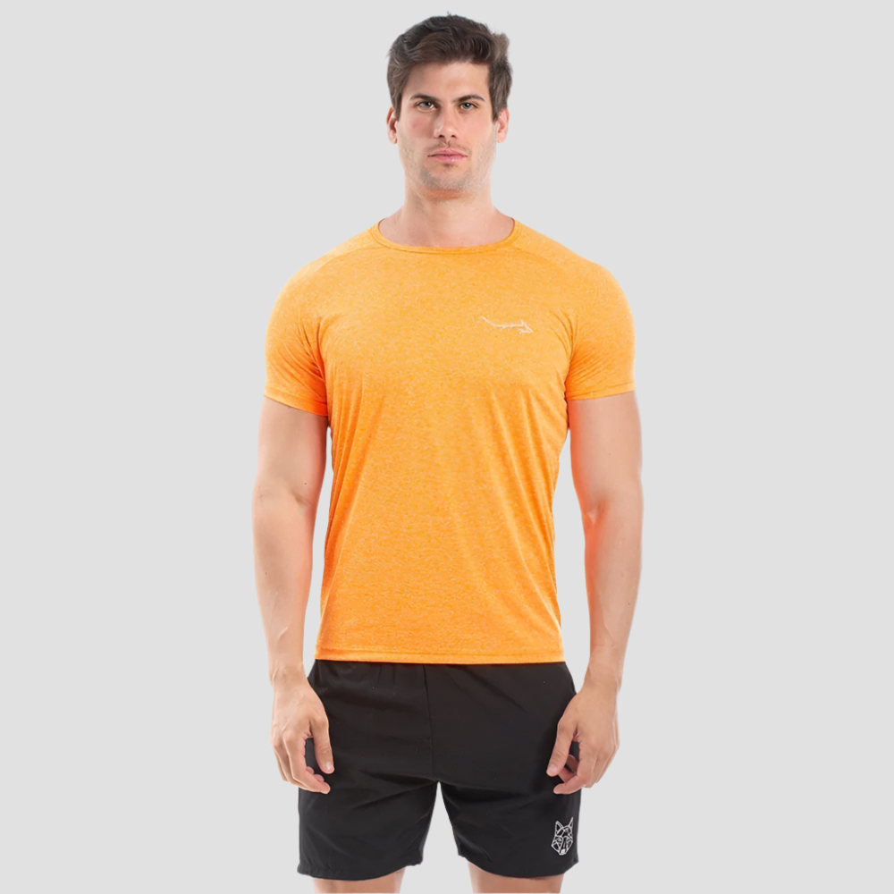 Camiseta Dry Fit Move Laranja Flúor