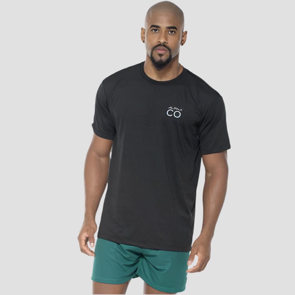 Camiseta Dry Fit Fluid Static Preta