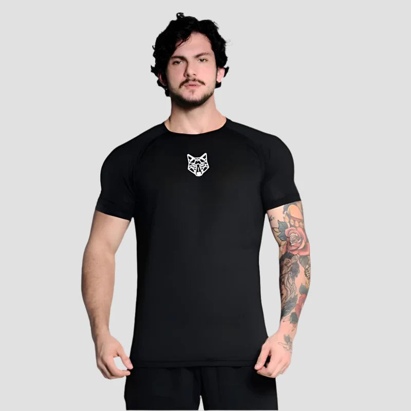 Kit 5 Camisetas Dry Fit Lobo Gemétrico