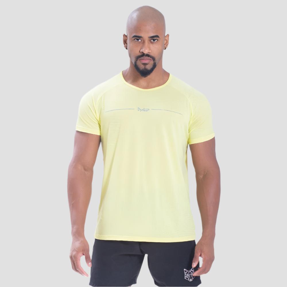 Camiseta Poliamida Line Tenacity Amarelo