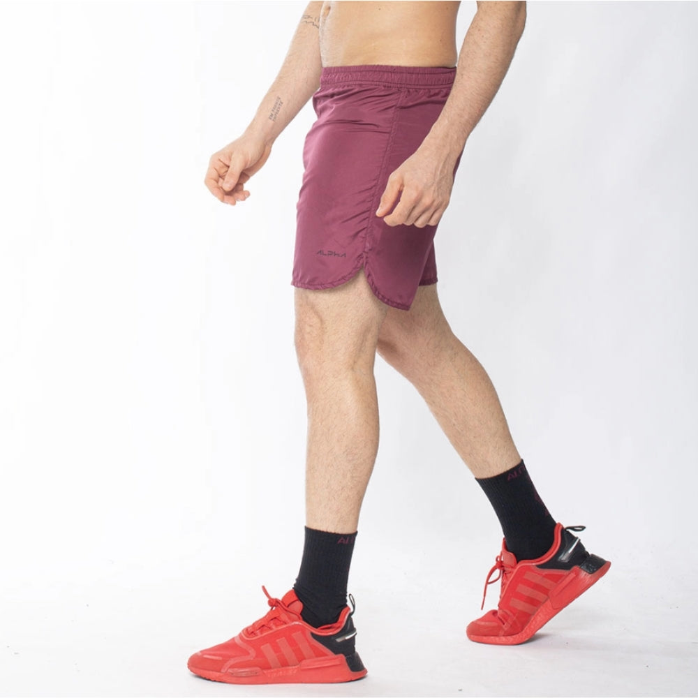 Short Corrida Masculino Dry Fit - Bordô