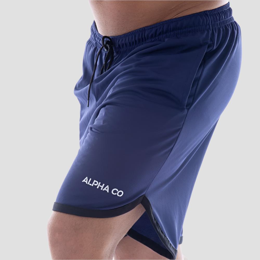 Bermuda Dry Fit Basic Azul Marinho