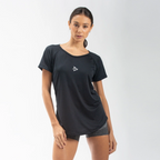 Camiseta Feminina Dry Fit New Lupus Preto