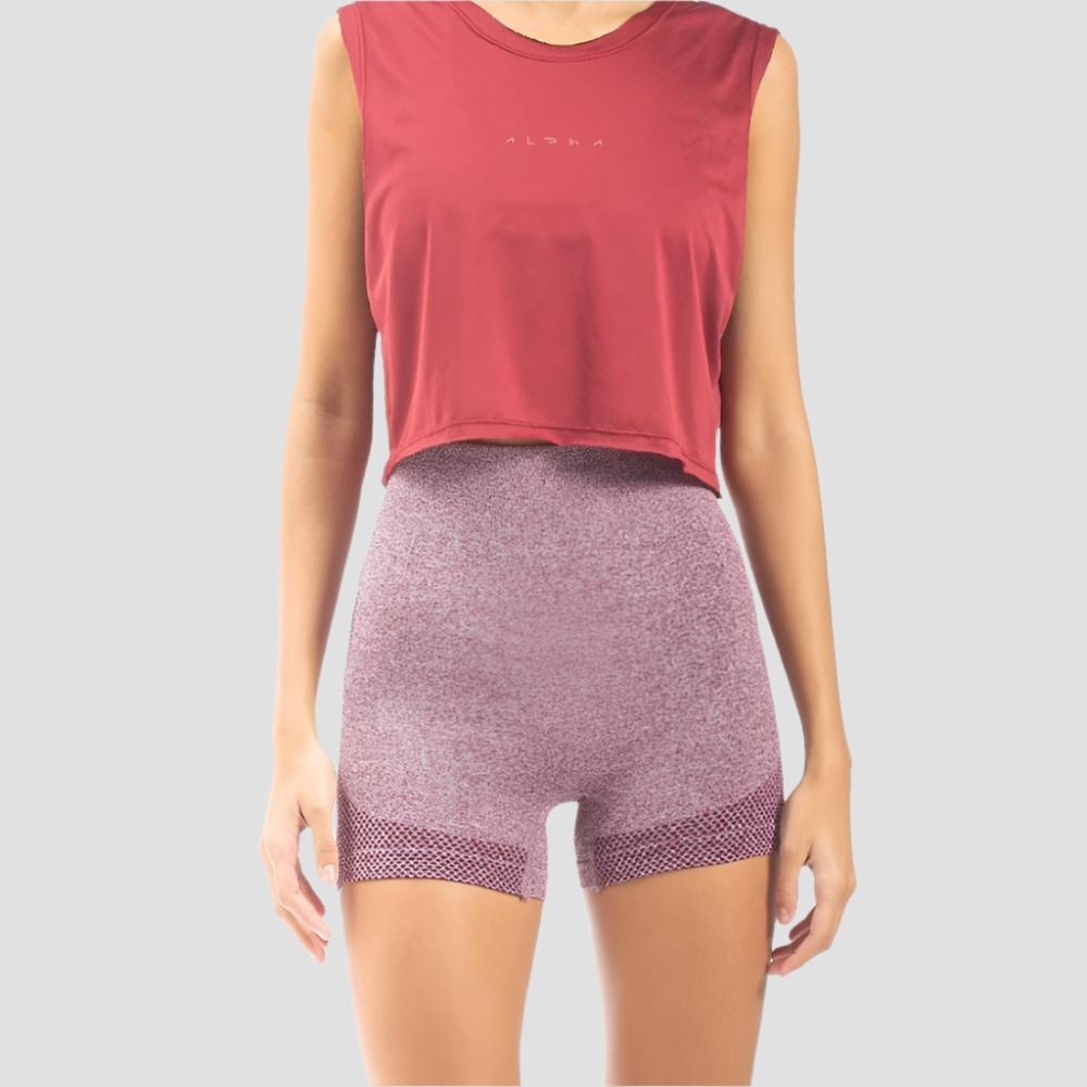 Short Mescla Vinho Seamless Alpha Co