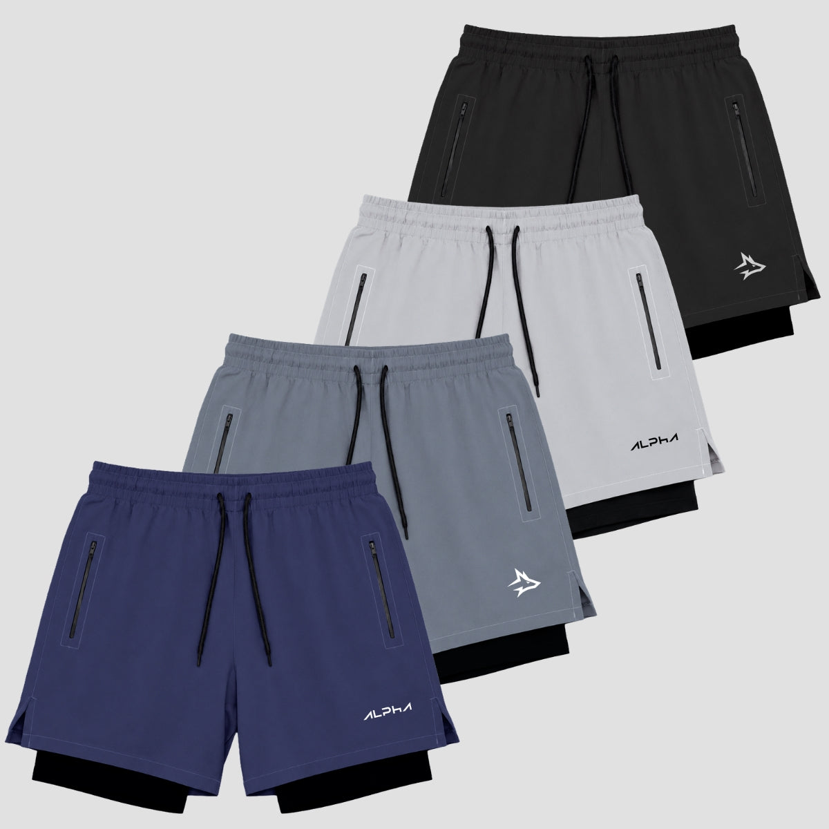 Kit 4 Shorts de Compressão - Desempenho Máximo