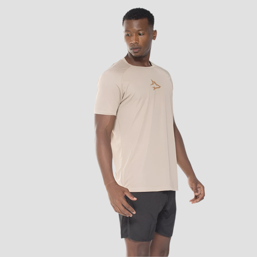 Camiseta Dry Fit Middle Lupus Caqui