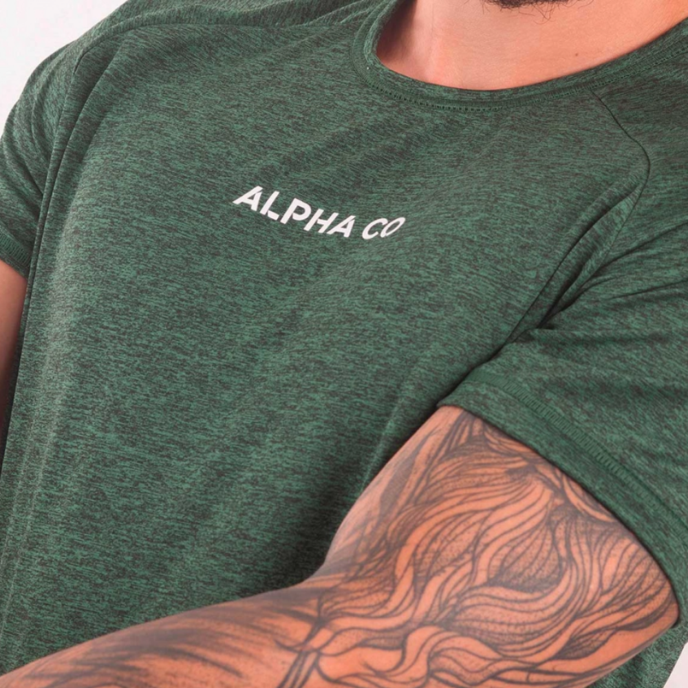 Tshirt Dry Perfomance Verde Alpha Co