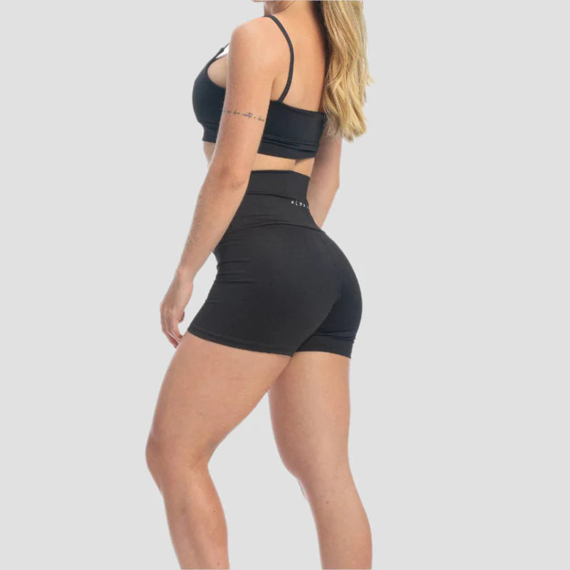 Conjunto Basic Feminino Top e Short - New Horizon Preto