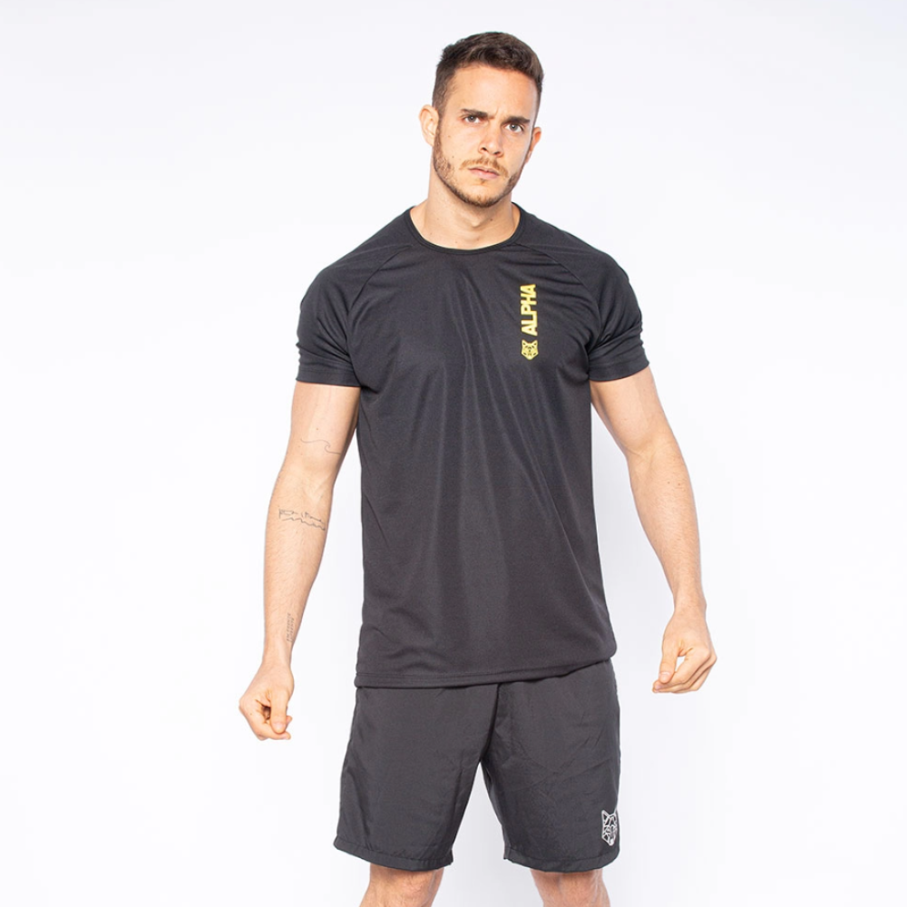 Camiseta Dry Fit Line Preto