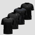 Kit All Black 4 Camisetas Apex