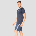 Camiseta Dry Fit  New Fluid Mescla Marinho