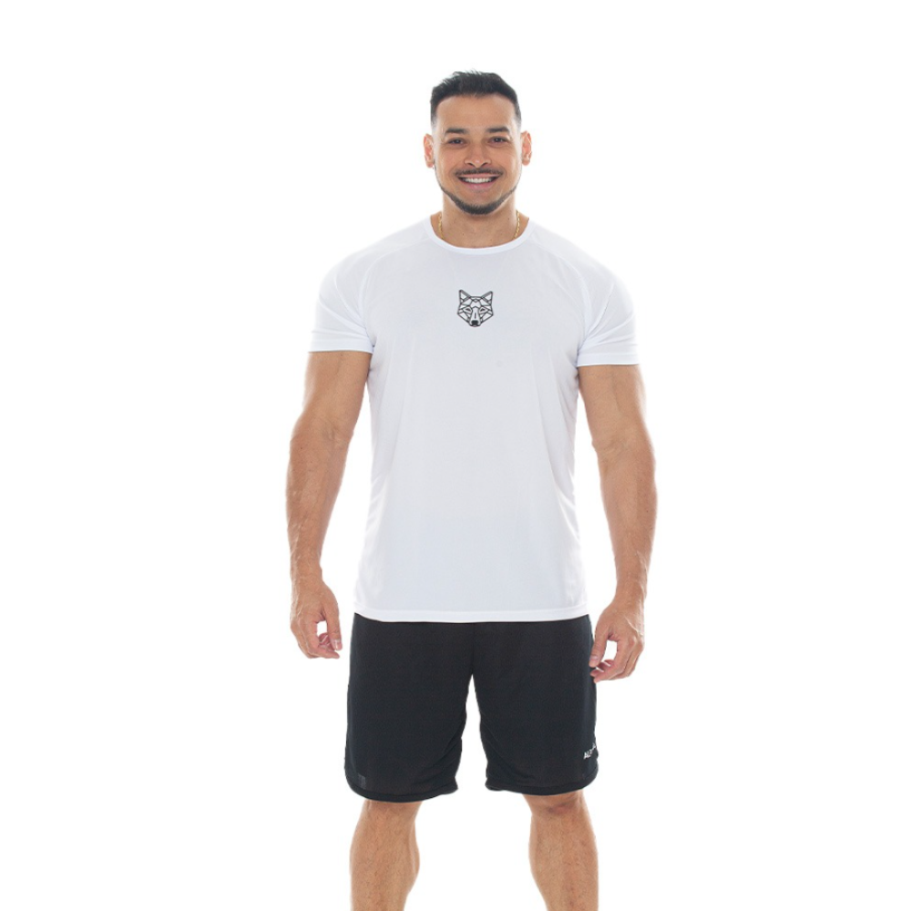 Kit 5 Peças Dry Fit: 3 Camisetas + 2 Bermudas