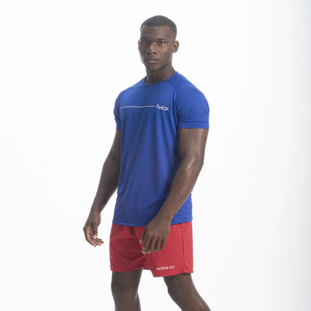 Camiseta Dry Fit Tenacity Azul Jazz