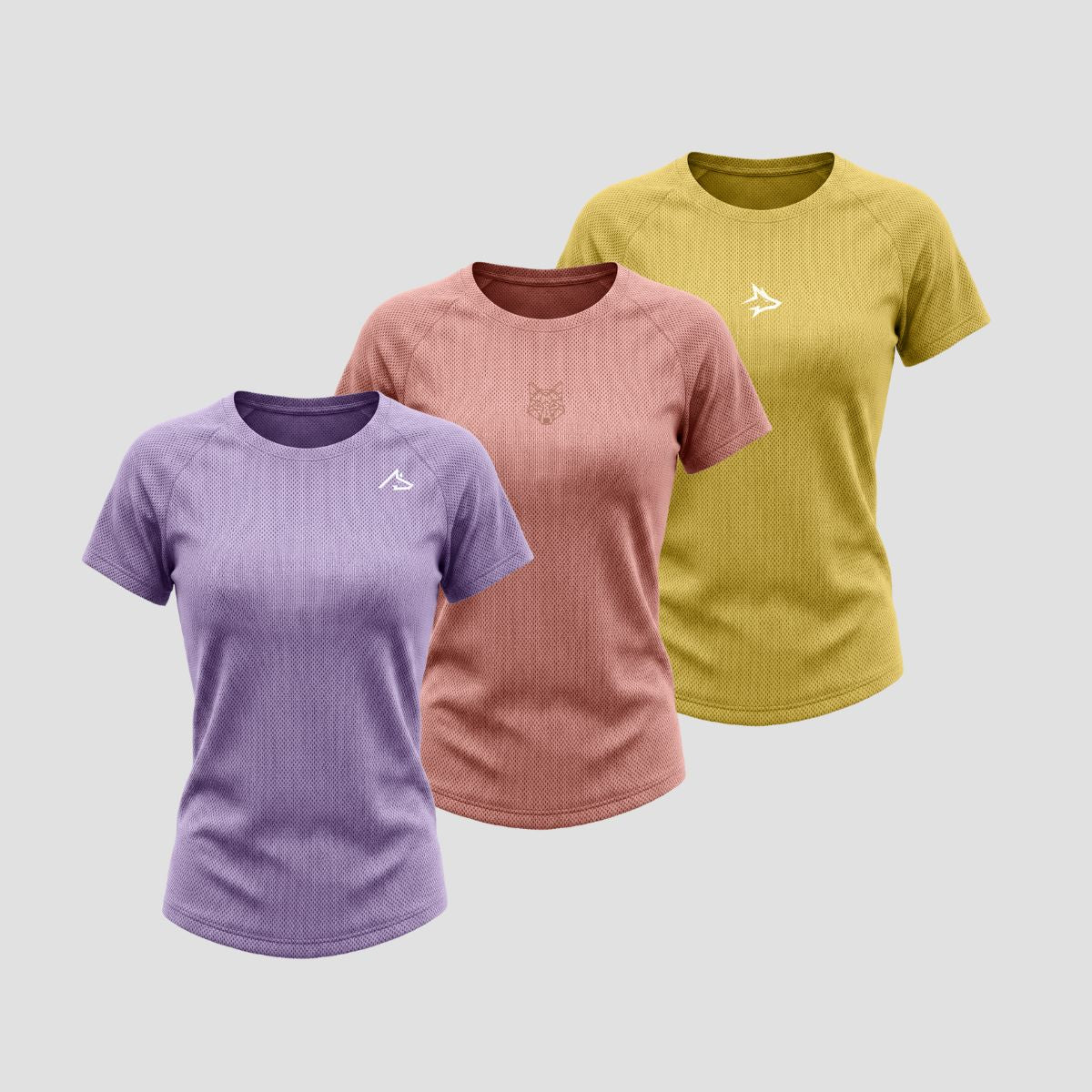 Kit 3 Camisetas Femininas Dy Essential