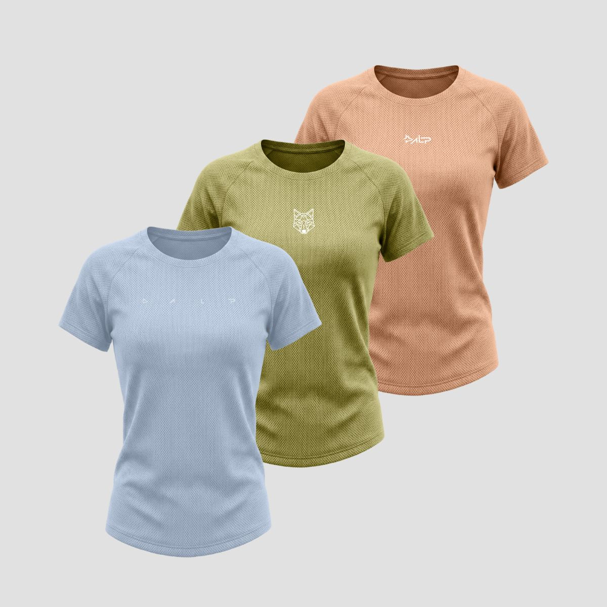 Kit 3 Camisetas Esportivas Feminina