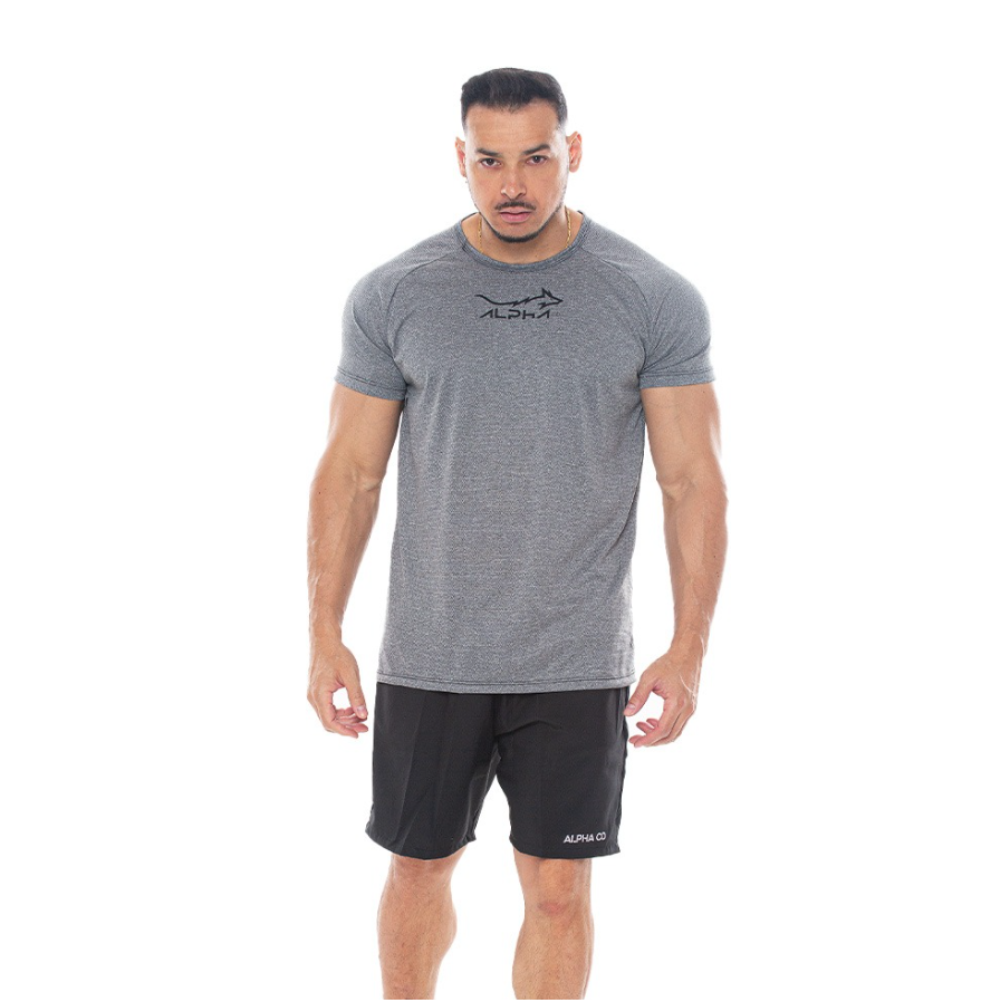 Kit Esportivo Dry Fit 3 Camisetas + 2 Bermudas