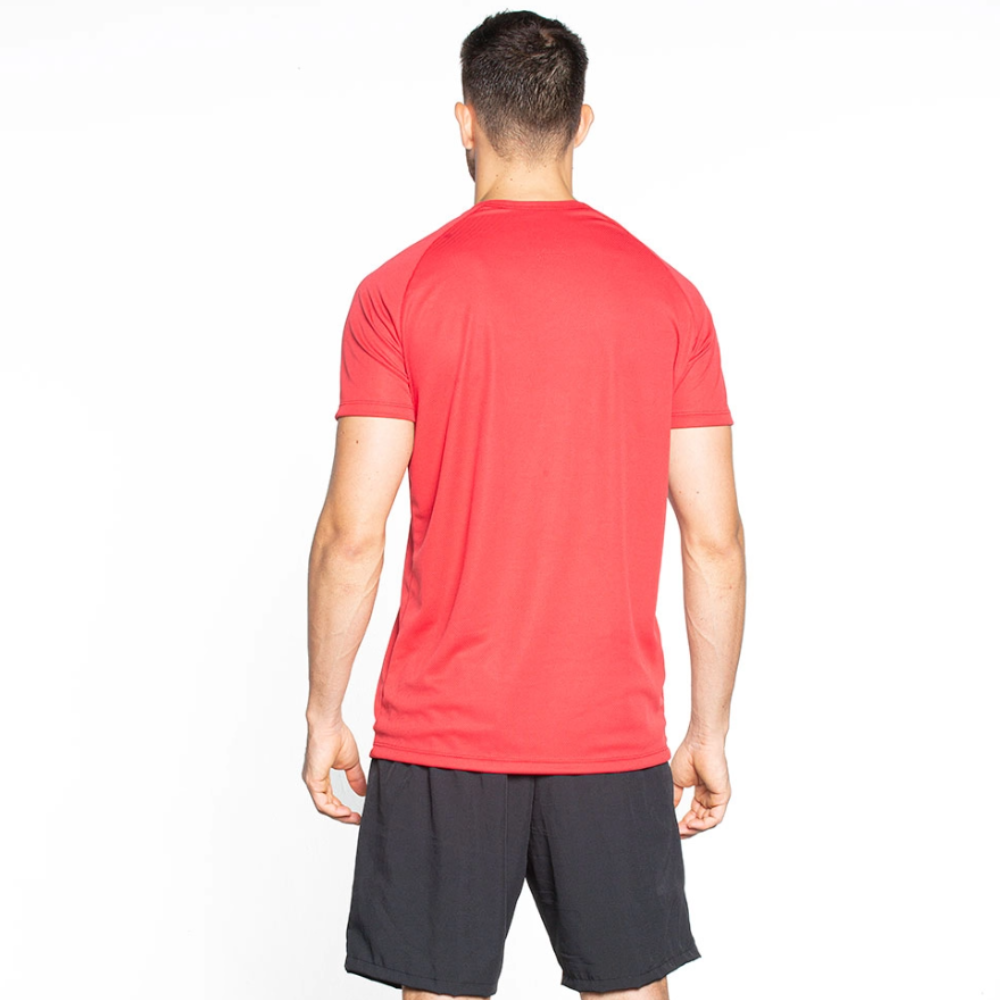 Camiseta Dry Fit Lobo Vermelho