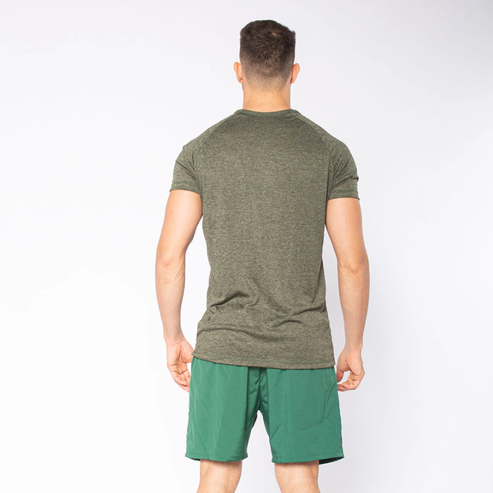 Camiseta Dry Fit  New Fluid Mescla Verde