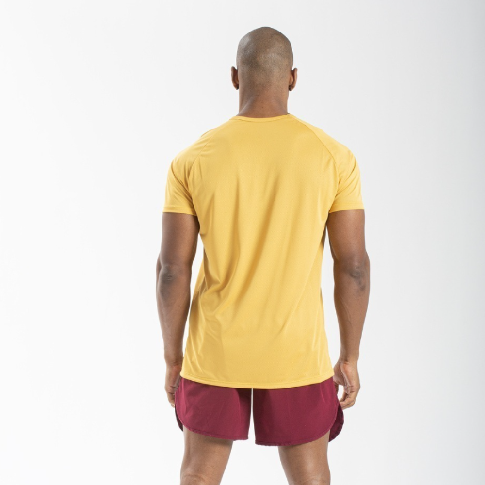 Camiseta Dry Fit Middle Lupus Amarelo Ouro