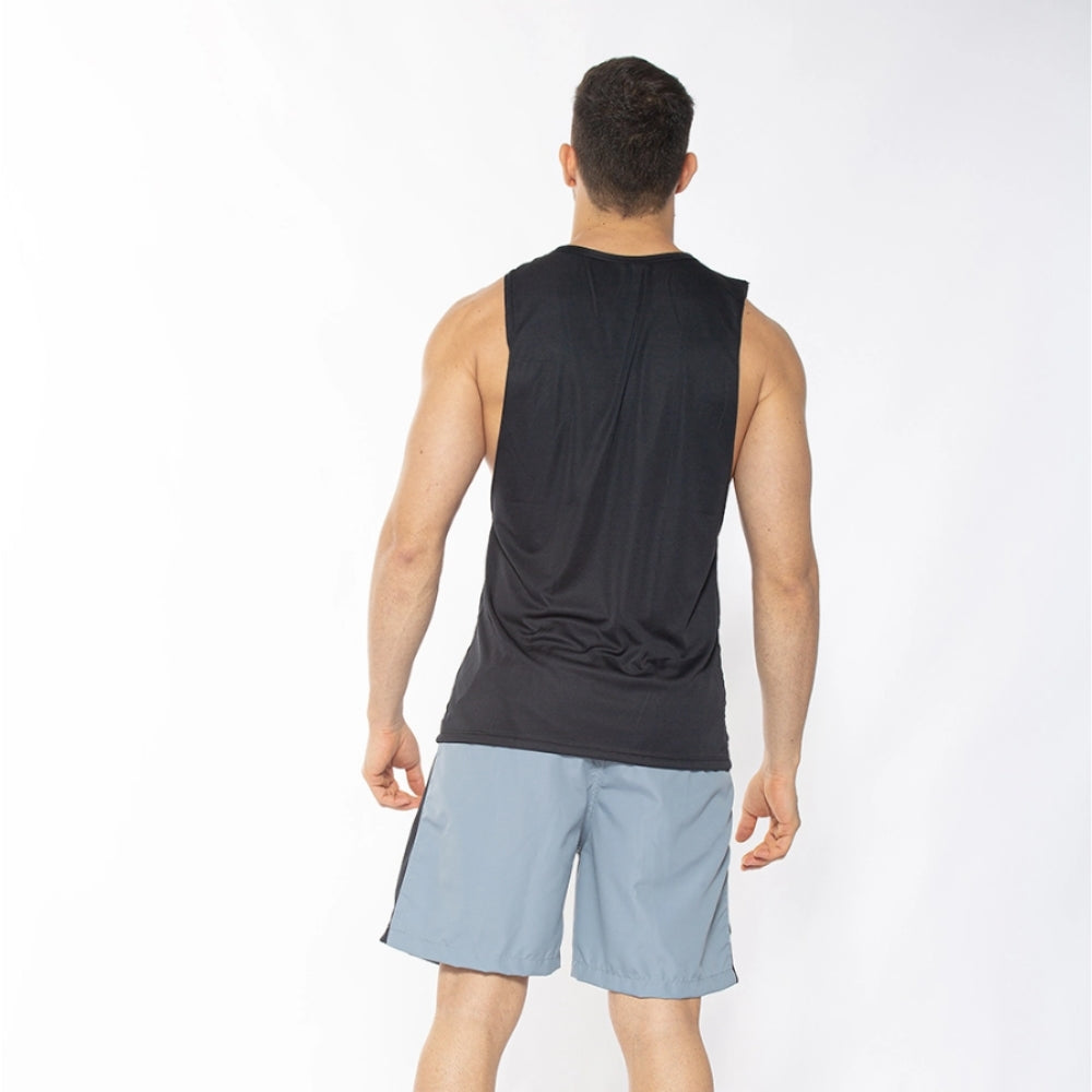 Regata Machão Dry Fit Wolf Preto