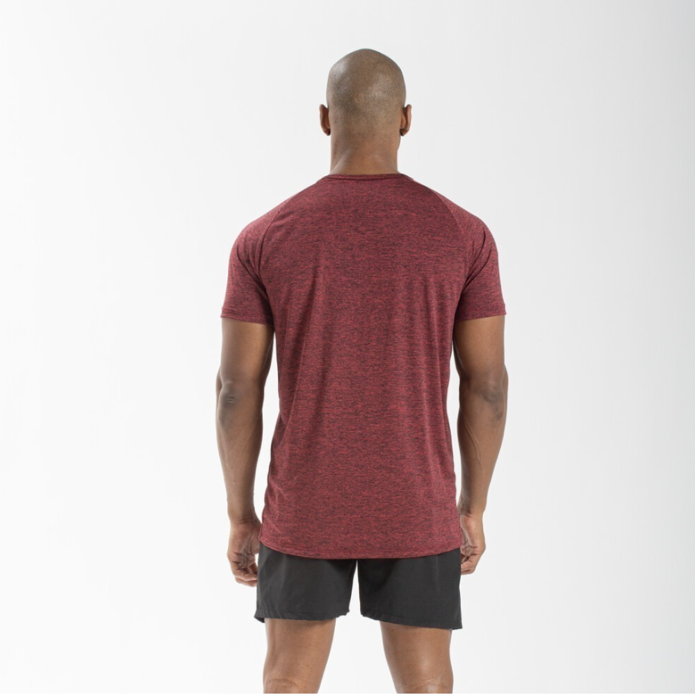 Camiseta Dry Fit New Tenacity Mescla Vermelho