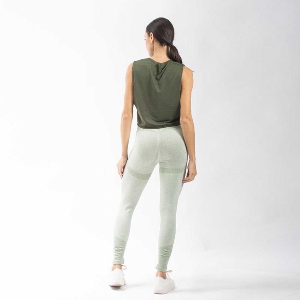 Calça Seamless Mescla Verde Alpha Co.