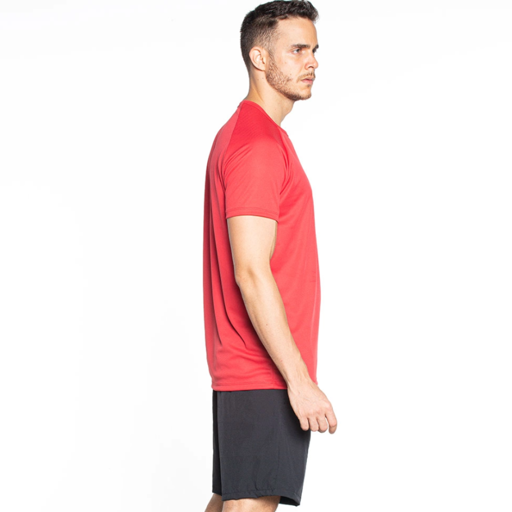 Camiseta Dry Fit Lobo Vermelho