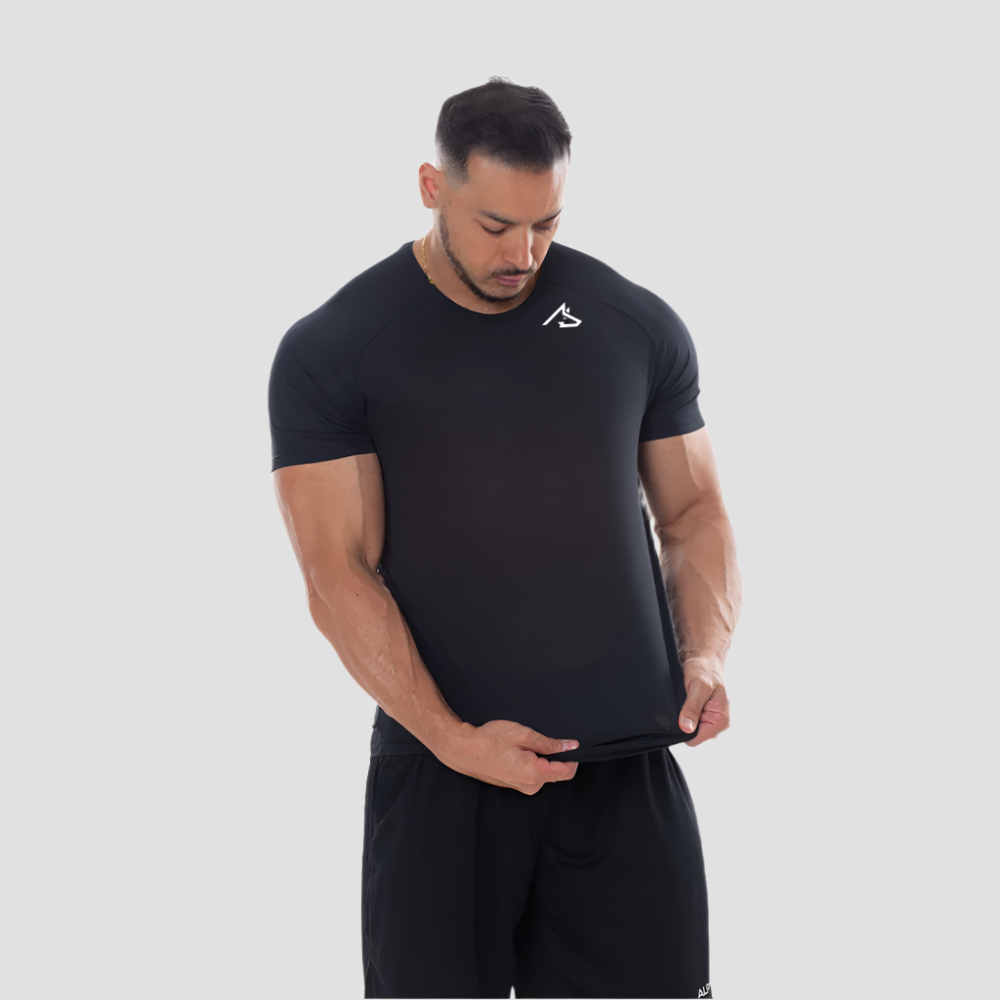 Kit 6 Camisetas Pretas de Treino