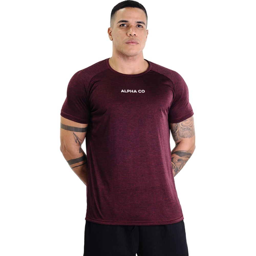 Camiseta Dry Mescla Vinho