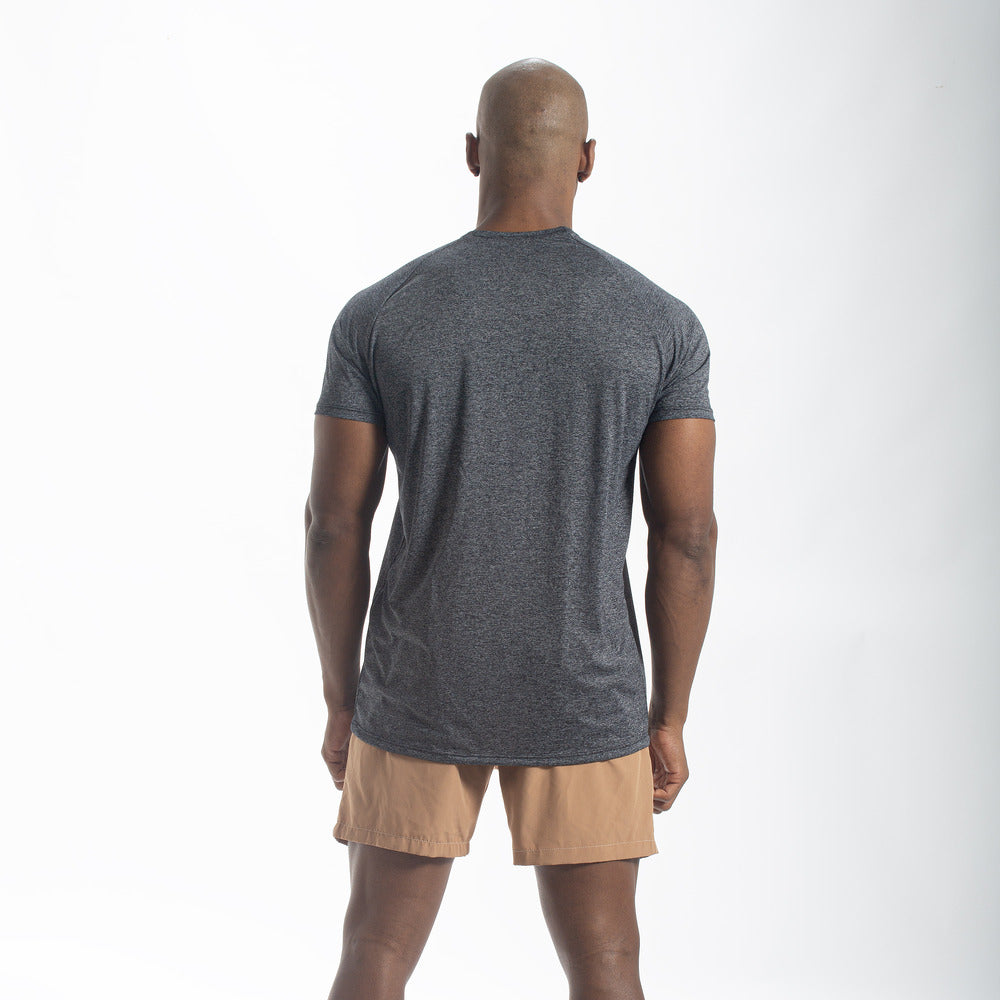 Camiseta Dry Fit New Tenacity Mescla Preto