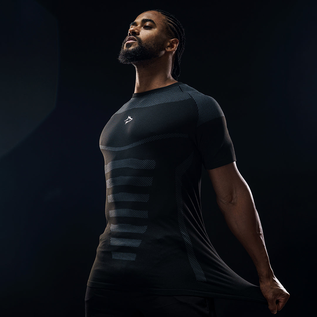 Camiseta Apex Dry Evolution Cinza Gelo - Sem Costura – Alpha