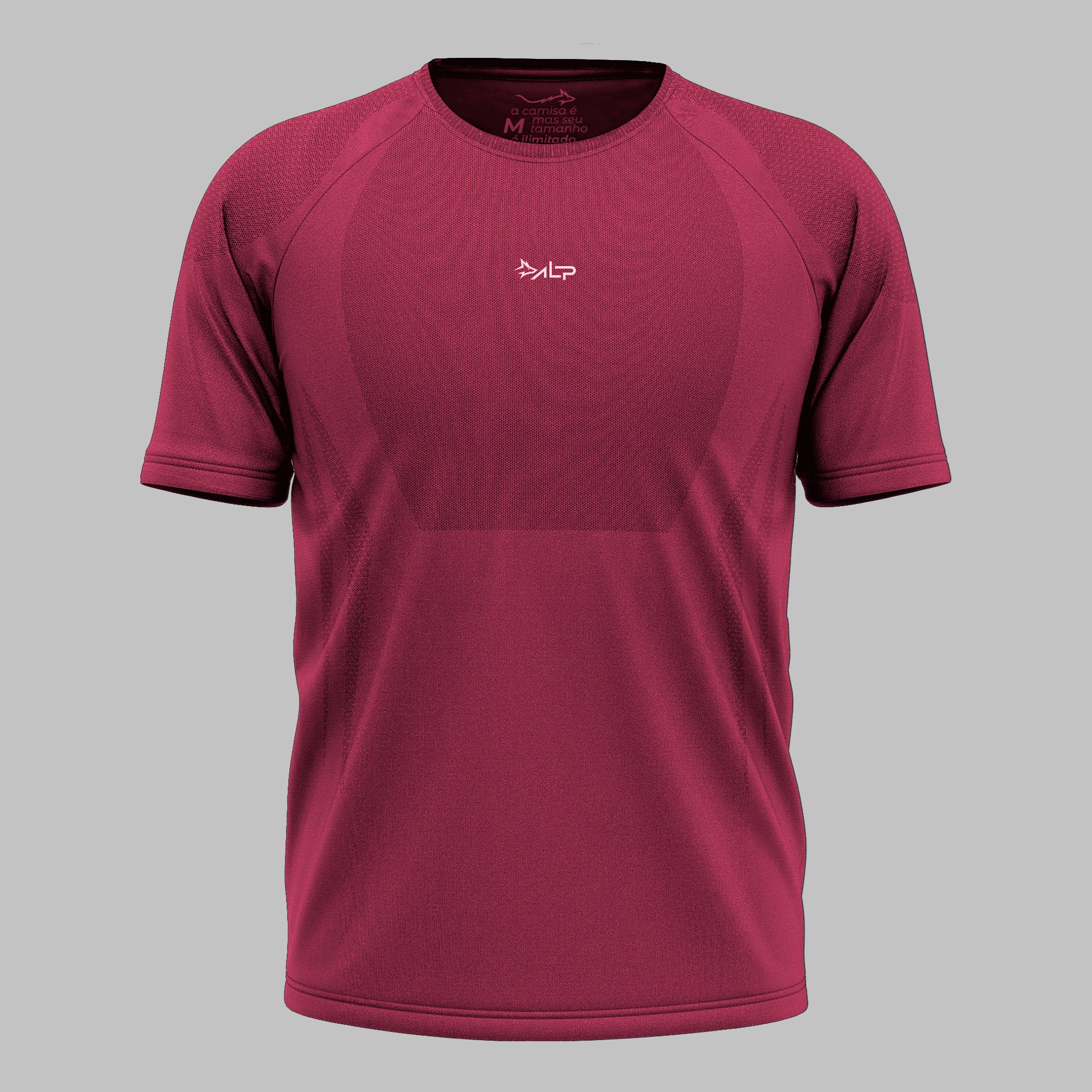 Camiseta Apex Dry New Tenacity Vinho - Sem Costura