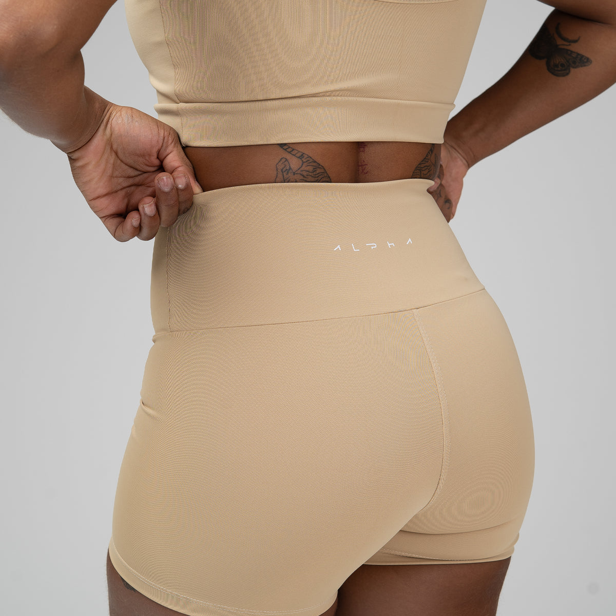 Conjunto Basic Feminino Top e Short - Lupus Areia