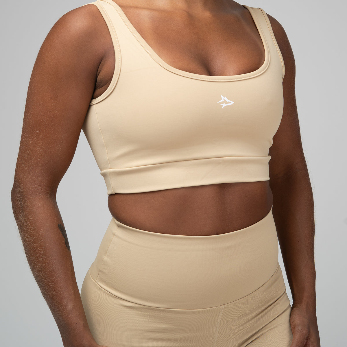 Conjunto Basic Feminino Top e Short - Lupus Areia