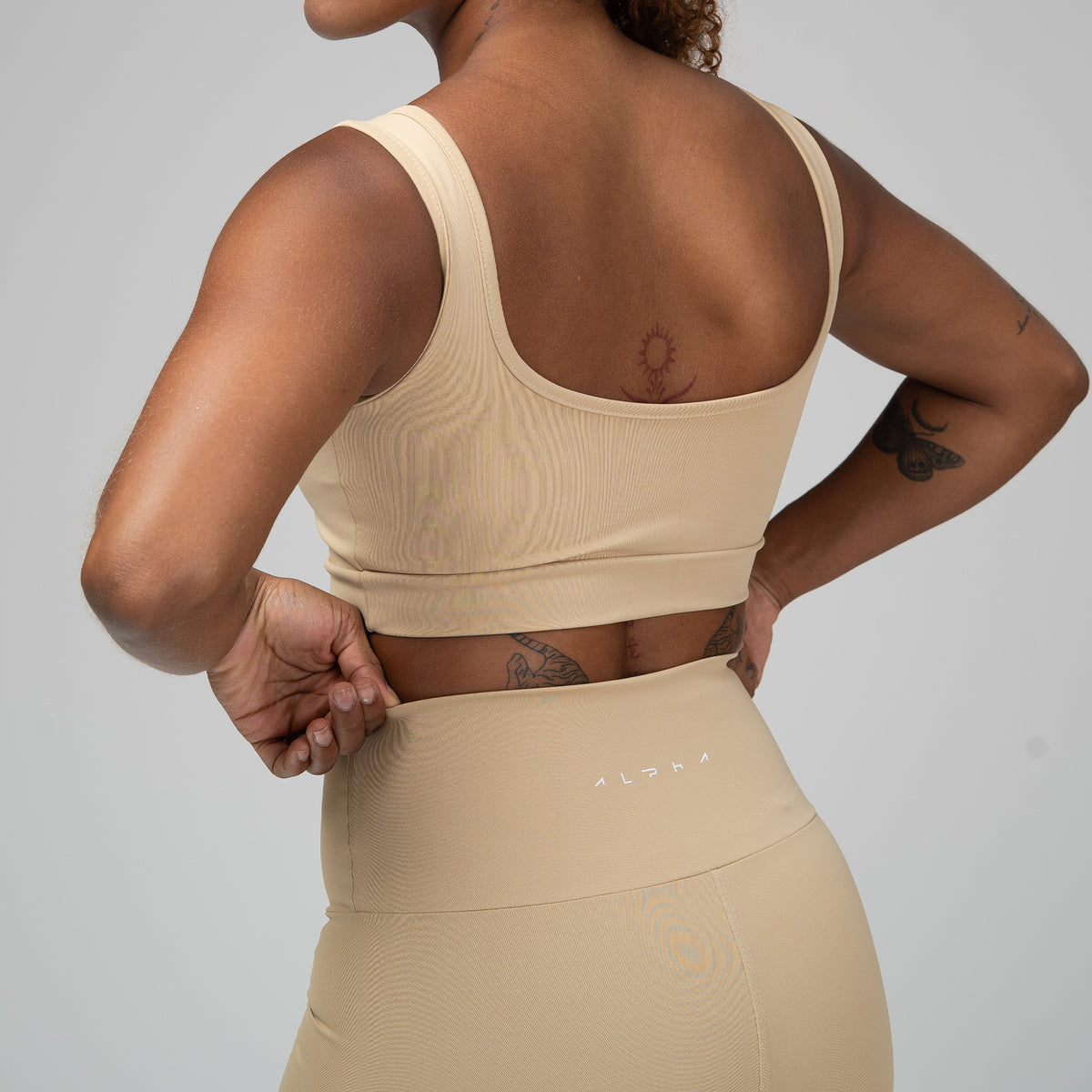 Conjunto Basic Feminino Top e Short - Lupus Areia