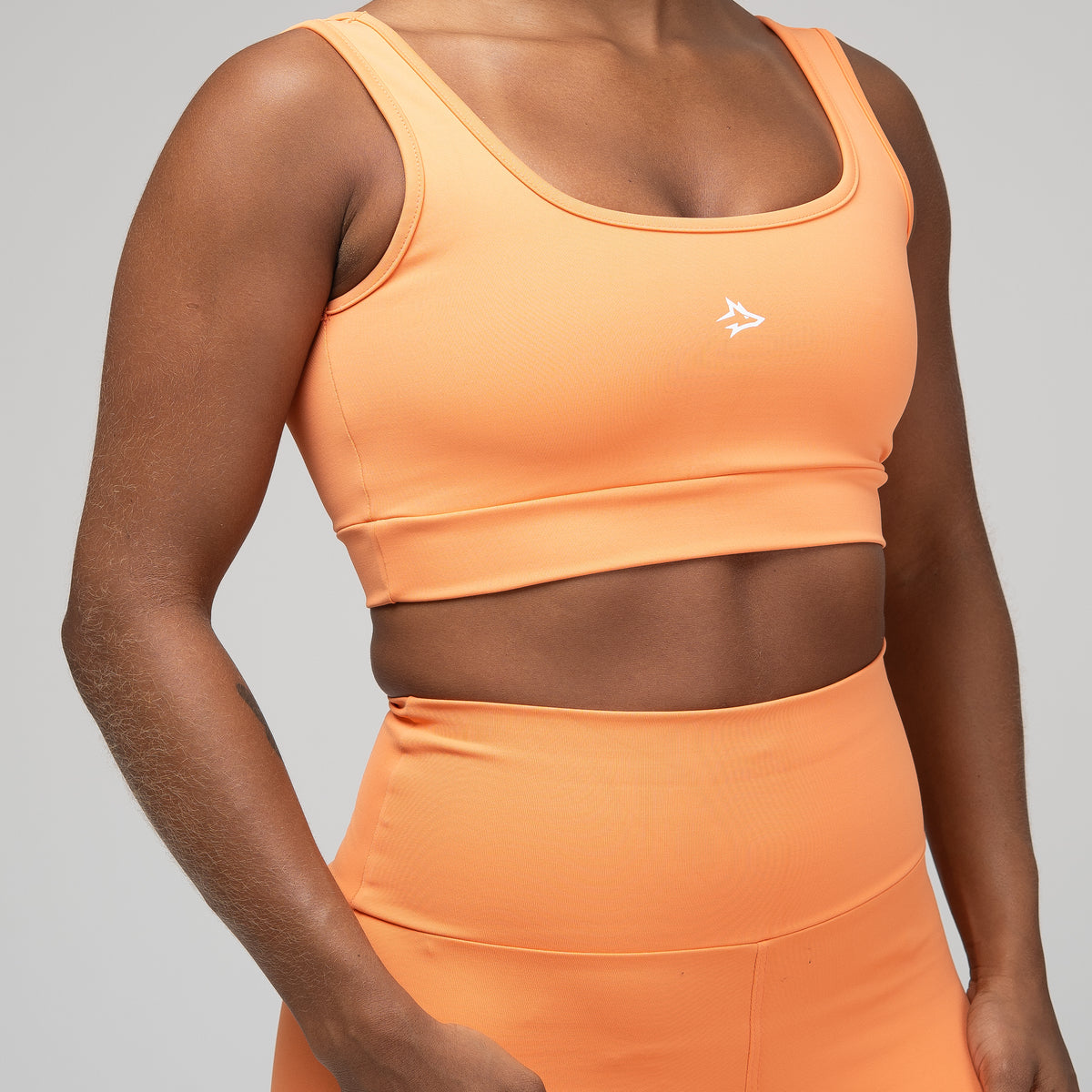 Conjunto Basic Feminino Top e Calça - Lupus Laranja Damasco