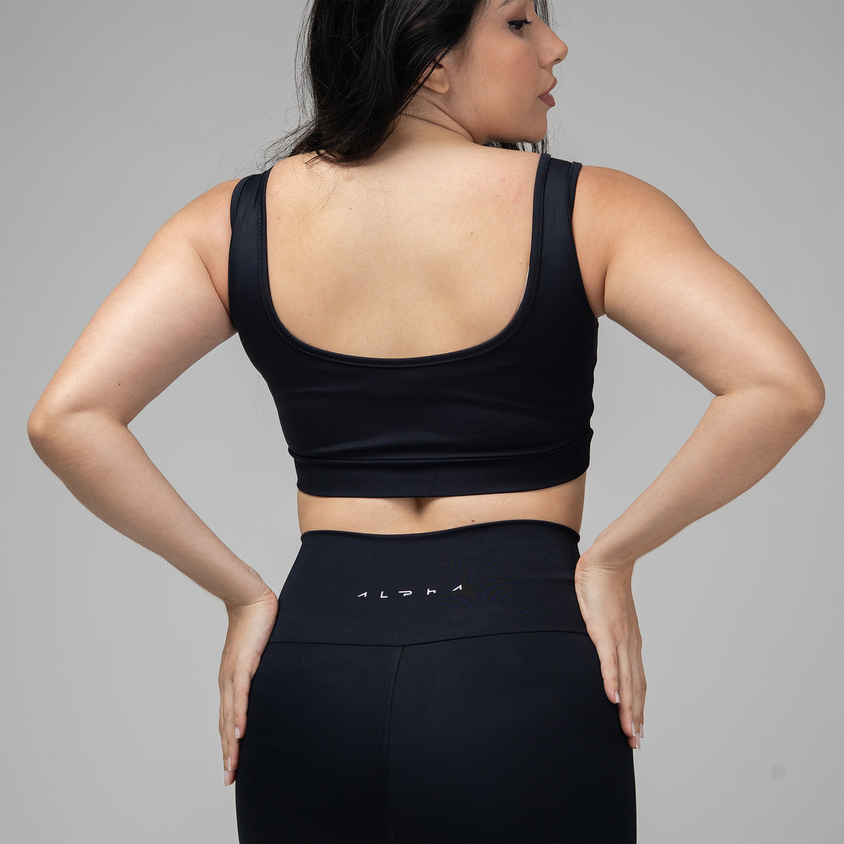 Conjunto Basic Feminino Top e Calça - Lupus Preto