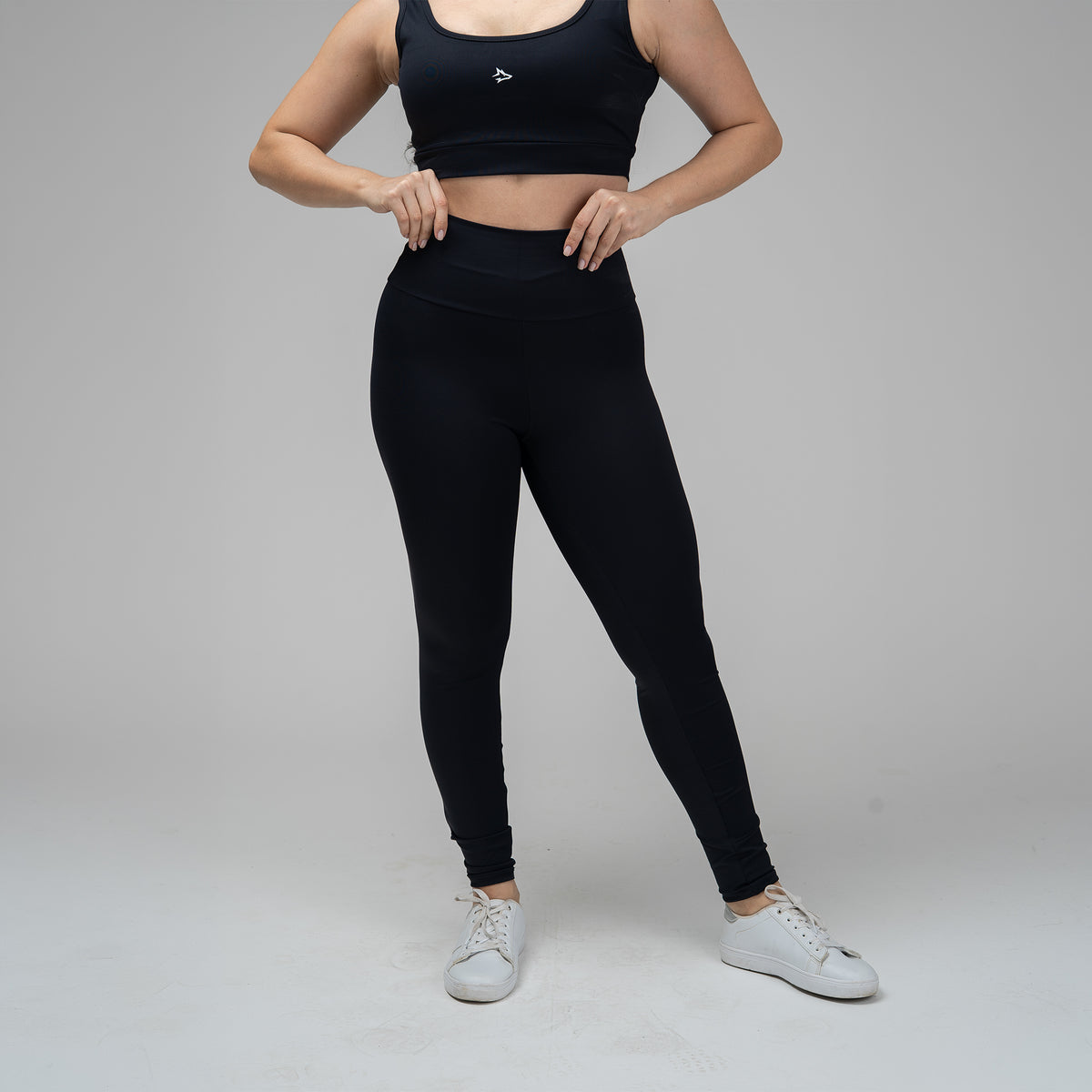 Conjunto Basic Feminino Top e Calça - Lupus Preto