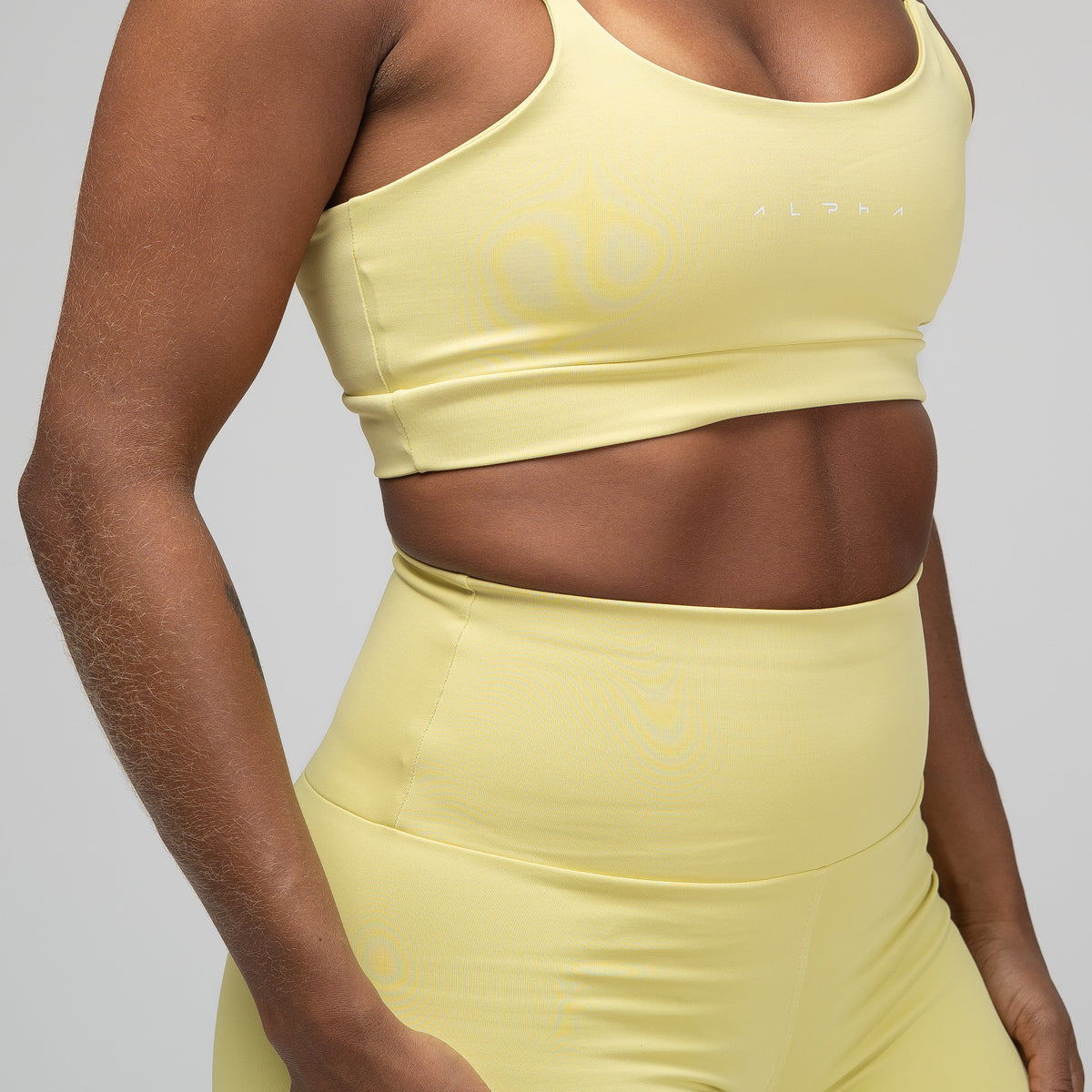 Conjunto Basic Feminino Top e Short - New Horizon Amarelo Cítrico