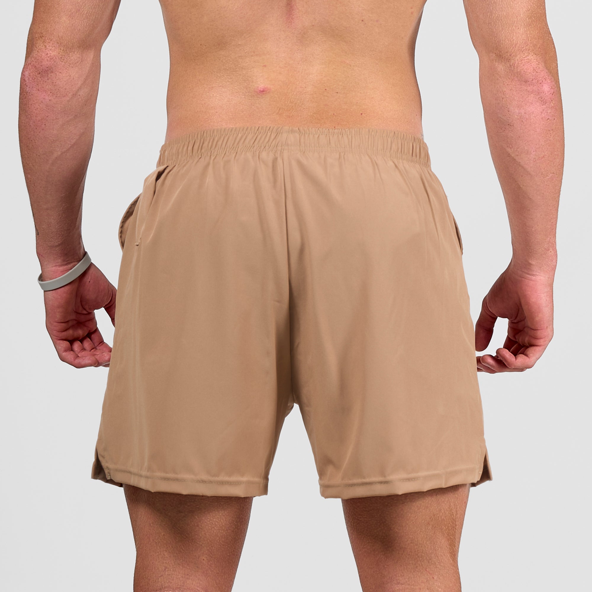 Bermuda Dry Fit Compressão Fluid Caqui