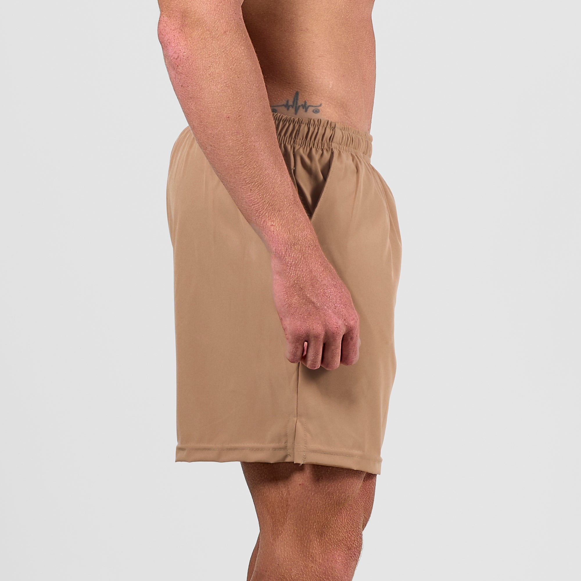 Bermuda Dry Fit Compressão Fluid Caqui