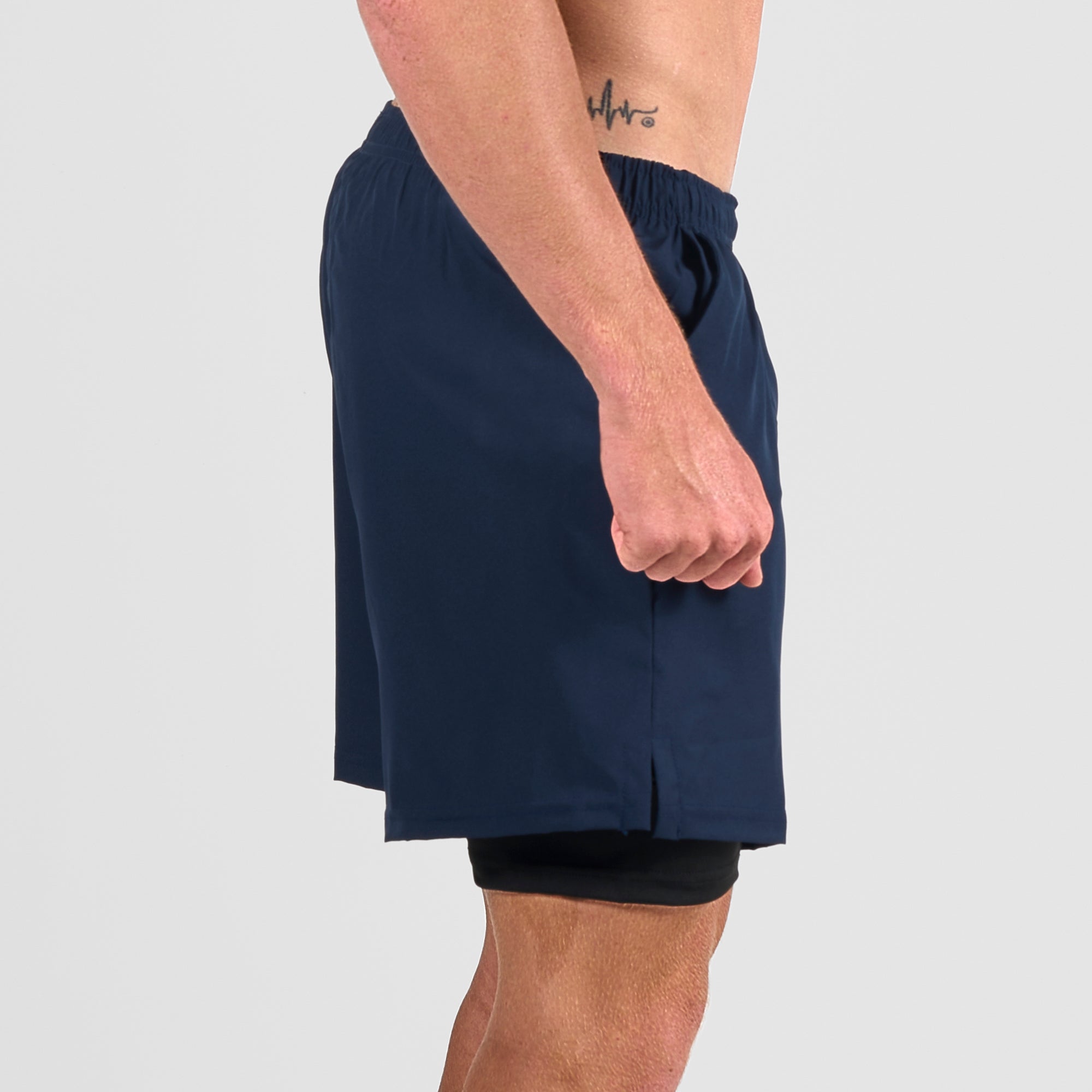 Bermuda Dry Fit Compressão Fluid Marinho