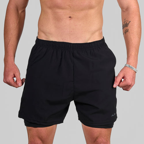 Bermuda Dry Fit Compressão Fluid Preto