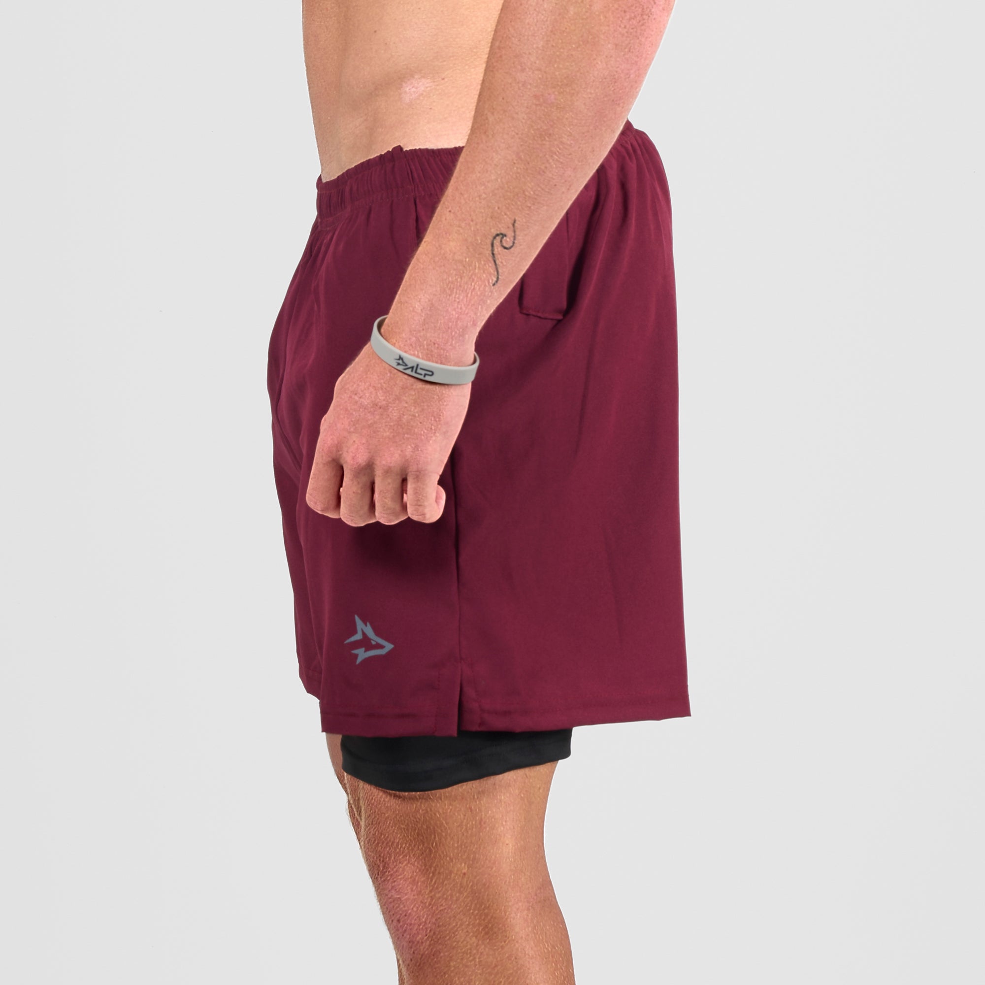 Bermuda Dry Fit Compressão Lupus Vinho