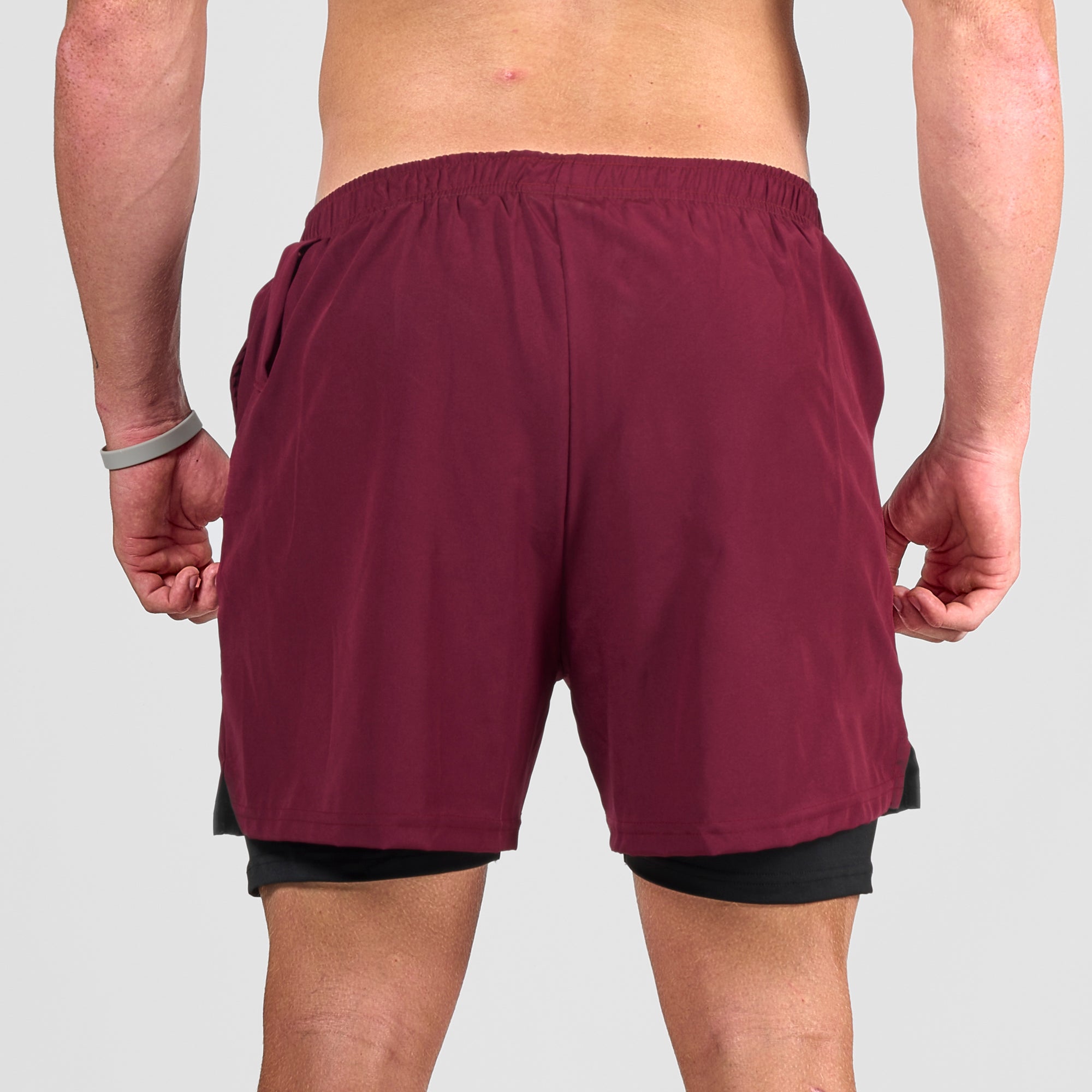 Bermuda Dry Fit Compressão Lupus Vinho