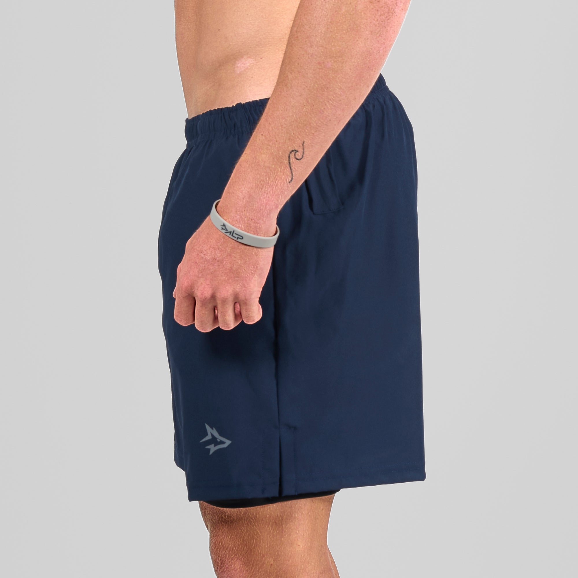 Bermuda Dry Fit Compressão Lupus Marinho